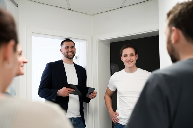 Marko und Moritz von MarModify beim Praxis-Termin